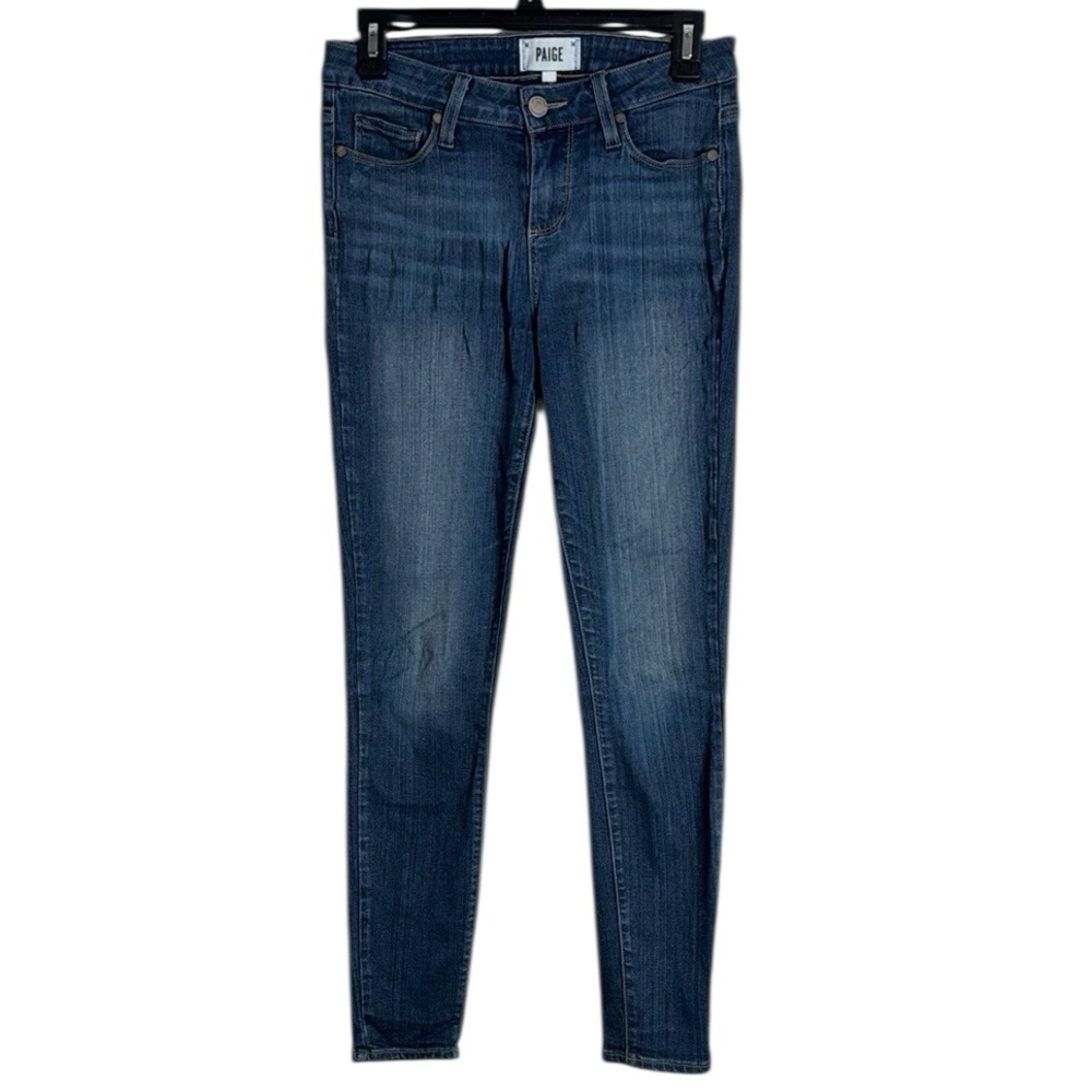PAIGE Verdugo Dark Wash Blue Ankle Mid-Rise Ultra Skinny Jeans size 26